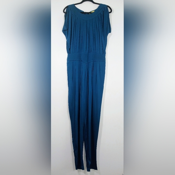 CATHERINE MALANDRINO HARLEY SILK BLEND JUMPSUIT.